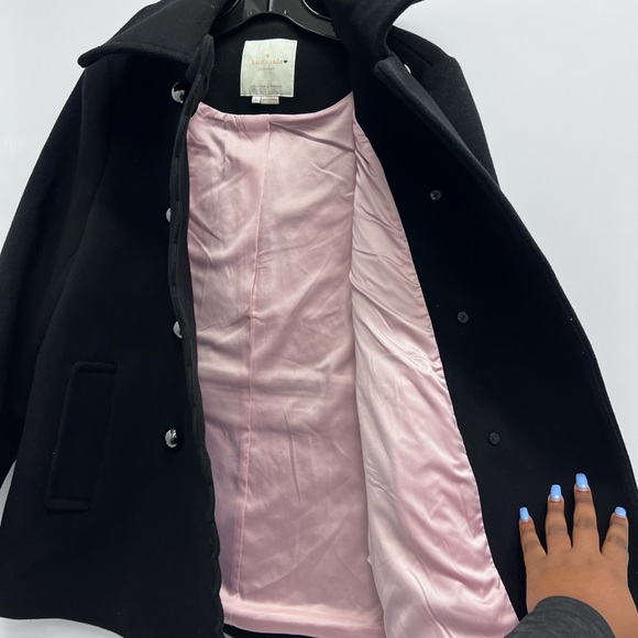 Kate Spade Out West Scallop Wool Peacoat Small - Picture 8 of 11